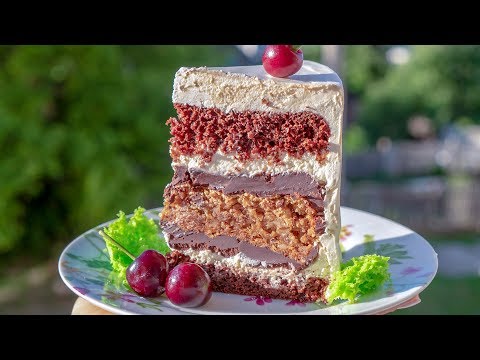 Видео: 🥜 Грильяжный торт 🍫 ( English Subtitles ) - Я - ТОРТодел!