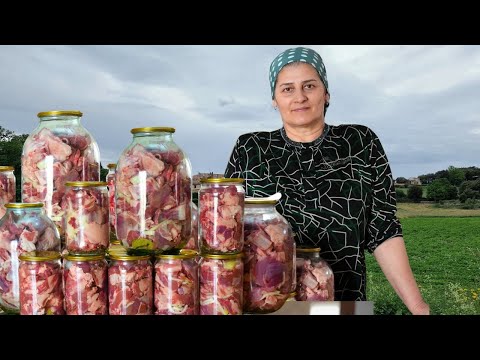 Видео: Приготовила много тушенки в домашних условиях