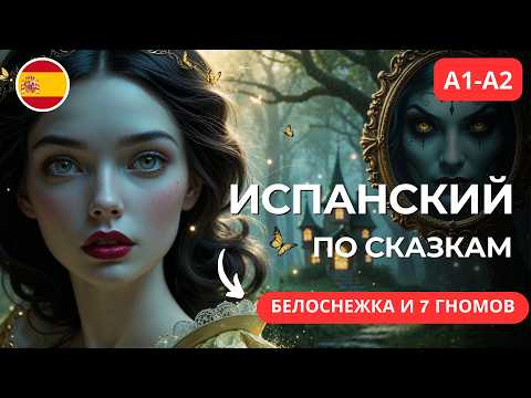 Видео: Испанский по сказкам | Белоснежка для уровня A1–A2 | Простая сказка для аудирования и изучения слов