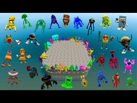 Видео: 🏢 SKYGRASS НОВЫЙ Сад Семьи Банбан против 3D ИТАЛЬЯНСКОГО ИИ BRAINROT MEMES TUNG TUNG SAHUR в Gmod!