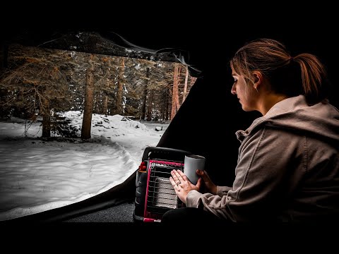 Видео: Безопасен ли обогреватель Mr. Heater Buddy для зимнего кемпинга в палатке? Тест на содержание уга...