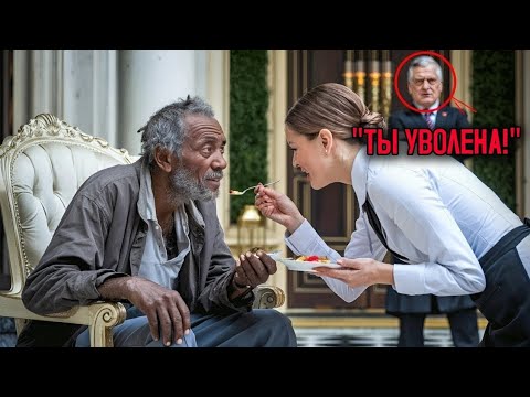 Видео: ОФИЦИАНТКА НАКОРМИЛА БЕЗДОМНОГО ЧЕРНОКОЖЕГО МУЖЧИНУ, РАСИСТ-БОСС УВОЛИЛ ЕЁ, А ЧЕРЕЗ 30 МИНУТ ПРИШЁЛ