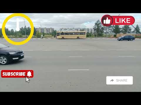 Видео: четвёртый маршрут автобуса город Рудный туда-обратно