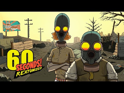Видео: Правительство спасет меня в 60 Seconds! Reatomized | Стрим 3 | Gejo Gaming