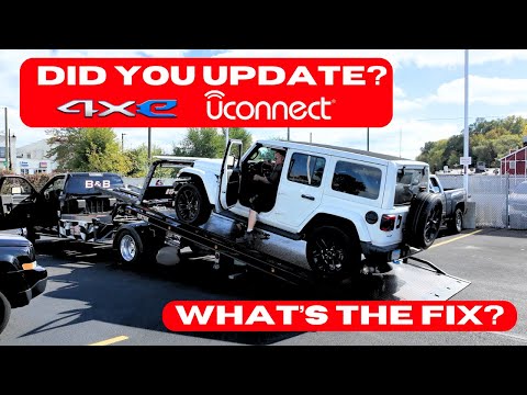 Видео: Обновление программного обеспечения Jeep Wrangler Uconnect 4xe | Визит к дилеру | Есть ли решение?
