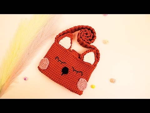 Видео: МК Дитяча сумочка лисичка гачком.  Детальний майстер-клас
