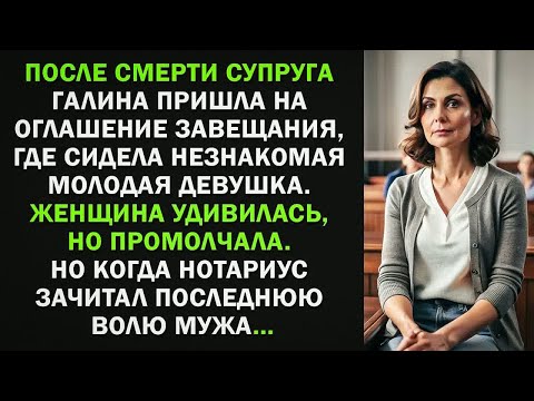 Видео: Галина пришла на оглашение завещания, где сидела незнакомая молодая девушка...