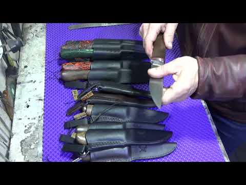 Видео: охотничьи ножи ручной работы