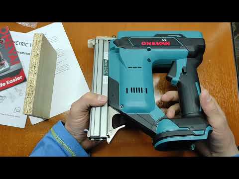 Видео: Степлер Аккумуляторный, под АКБ Мakita 18В! НОВИНКА от бренда ONEVAN!