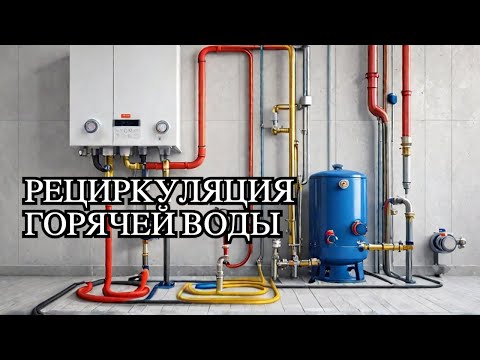 Видео: РАБОЧАЯ СХЕМА Рециркуляции ГОРЯЧЕЙ ВОДЫ, если вы забыли это сделать при строительстве дома