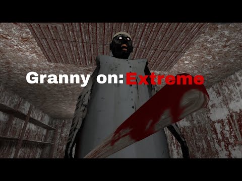 Видео: Прохождение гренни на Extreme, через машину (Granny)