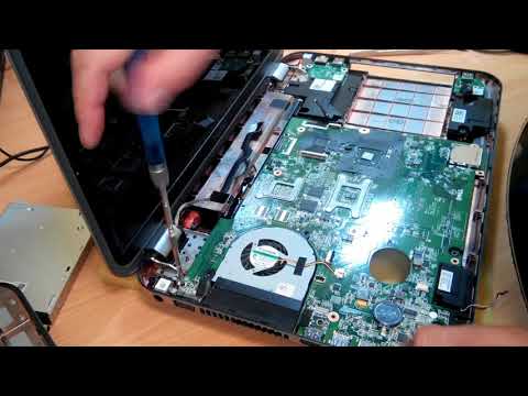 Видео: Разборка  и замена термопасты в ноутбуке Dell inspiron 5720
