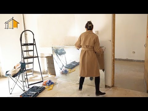 Видео: Талантливая девушка ремонтирует старый арендованный дом очень дешево и уникально ~ Makeover