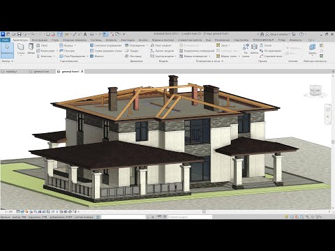 Видео: Как сделать крышу в Autodesk Revit. Часть III.I - Разбираемся какой категорией делаем стойку