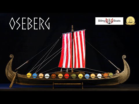 Видео: Как я построил модель викингской лодки короля Рагнара Лодброка, Billing Boats BB720 Oseberg, масш...