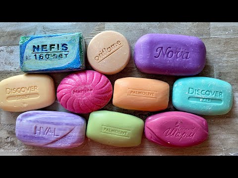 Видео: ASMR Soap cutting | Soap Carving|Резка мыла  | ASMR