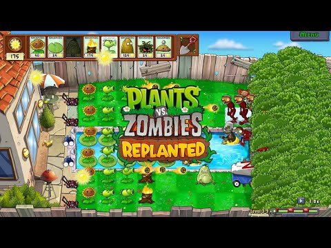 Видео: Мега вечеринка у бассейна - Plants vs. Zombies Replanted #3