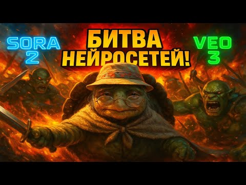 Видео: SORA 2 против VEO 3 — кто лучше делает видео