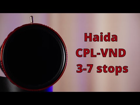 Видео: Cветофильтр Haida CPL-VND 3-7 stops