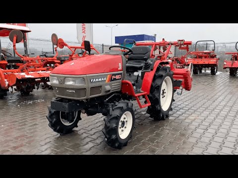 Видео: Огляд японського міні трактора Yanmar F-180 | Totus Traktor