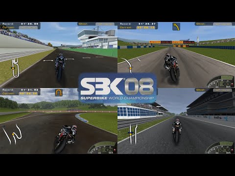 Видео: SBK-08: Superbike World Championship (PSP) - Все Гоночные Трассы