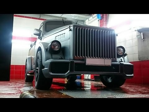 Видео: Постройка пикапа стилизованного под ГАЗ-51 5.7 литра (АКПП) 254 л.с.