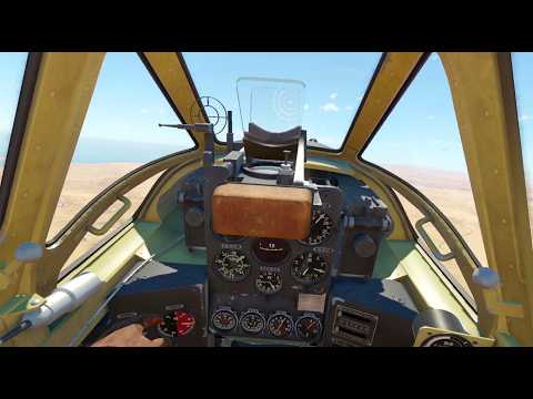 Видео: Бой на Kawasaki Ki-61-I tei в VR шлеме в War Thunder. СБ режим.