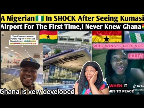 Видео: Нигериец🇳🇬 в шоке, впервые увидев аэропорт Кумаси. Я никогда не знал Гану🇬🇭😳#ghana