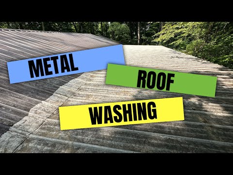 Видео: Мойка металлической крыши! Обожаю эту экологичную штуку!