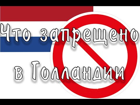 Видео: Что запрещено в Голландии