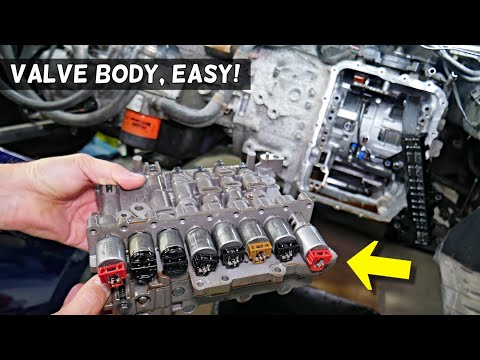 Видео: Замена корпуса клапана коробки передач HYUNDAI, снятие, SONATA, ELANTRA, SANTA FE, TUCSON, VELOST...