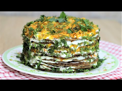 Видео: Самый вкусный рецепт!💖 Праздничный Печеночный торт.