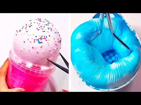 Видео: Расслабляющее Slime ASMR видео #67