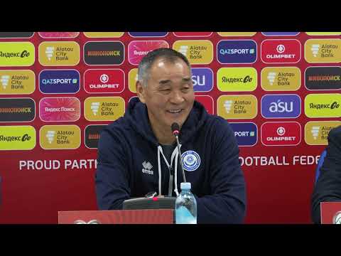 Видео: Ойын алды баспасөз мәслихаты | Байсуфинов, Қараман | Қазақстан – Бельгия