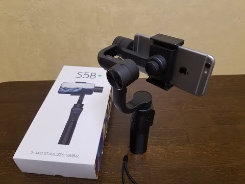 Видео: ОБЗОР Gimbal ZWN S5B 3-х осевой стабилизатор Для iPhone  Samsung