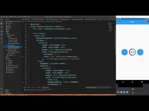 Видео: Flutter (Лекция 2. ч.3) Простой таймер с использованием GetX