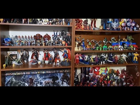 Видео: коллекция MARVEL рум тур . LEGO , комиксы и фигурки