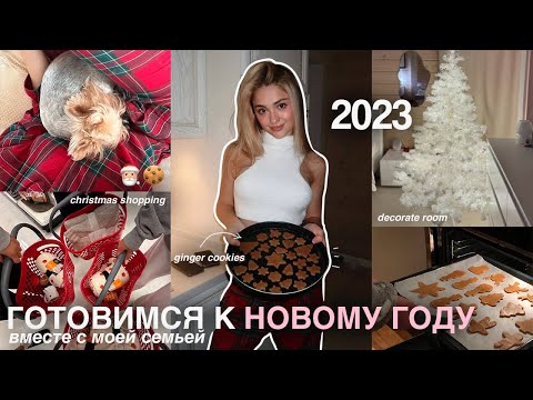 Видео: готовимся к НОВОМУ ГОДУ вместе с МОЕЙ СЕМЬЕЙ♡ новогодний шоппинг, декор комнаты и имбирное печенье