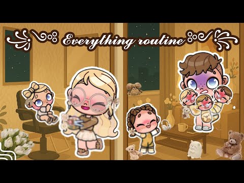 Видео: ☁️🤎Вечерняя рутина🤎☁️ Аватар ворлд рутина влог avatar world routine vlog