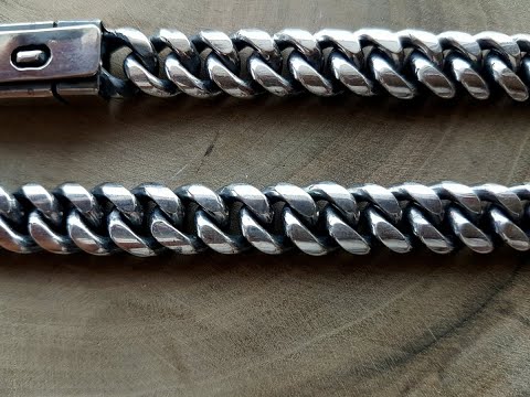 Видео: Изготовление панцирной цепи. Серебро 200гр.