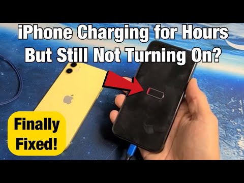 Видео: iPhone X/XS/XR/11/12/13/14: не включается при длительной зарядке?