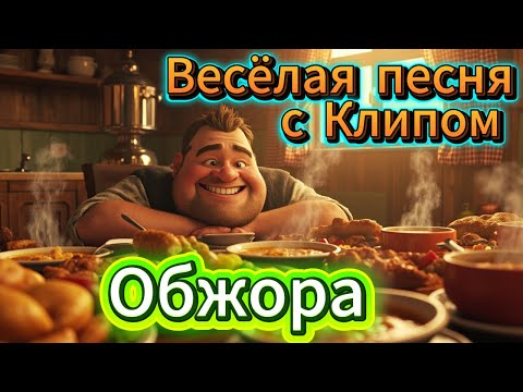 Видео: Обжора 🤣🎬 Весёлый Клип и Песня с Юмором 🍲 | Русская музыка для Души 2025🎶 #РусскиеХиты