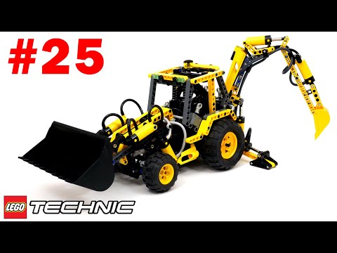 Видео: LEGO Technic 8455 – Экскаватор Погрузчик – Легенды ЛЕГО Техник – Обзор №25