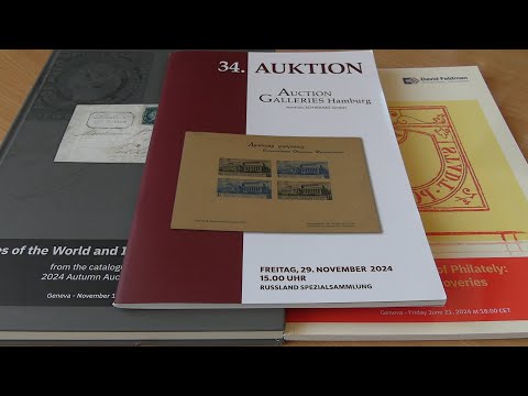 Видео: Русские марки на аукционах (обзор каталогов)