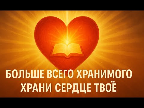 Видео: Часть 1 Вступление I БОЛЬШЕ ВСЕГО - ХРАНИ СЕРДЦЕ ТВОЕ…… I Прямой эфир #вера #божья  #сердце