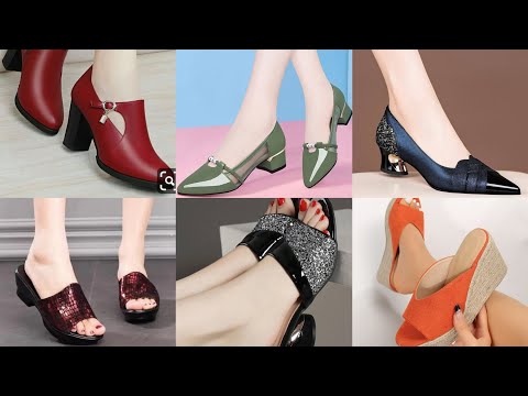 Видео: Представлена ​​модная женская обувь: сандалии, слипоны, туфли, туфли / коллекция must-have 2025 года