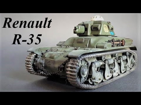 Видео: Лёгкий танк Renault R-35, Франция, 1935 год