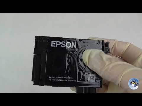 Видео: Как заправить и сбросить настройки картриджа Epson 18/18XL