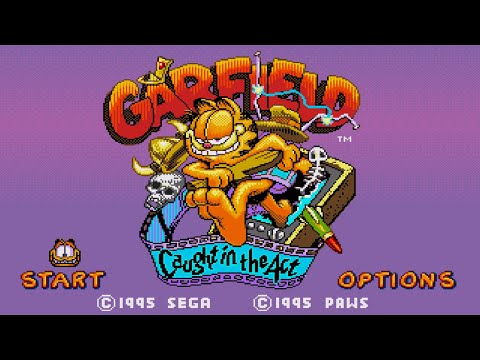 Видео: Игры ДЕТСТВА №32 - Garfield Caught in the Act