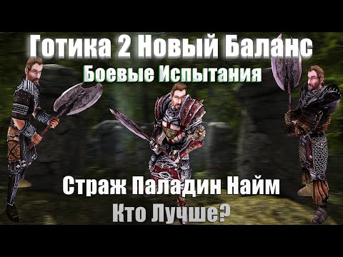 Видео: Страж Братства , Паладин и Наёмник - КТО ЛУЧШЕ? | Готика 2 Новый Баланс - Боевой Обзор